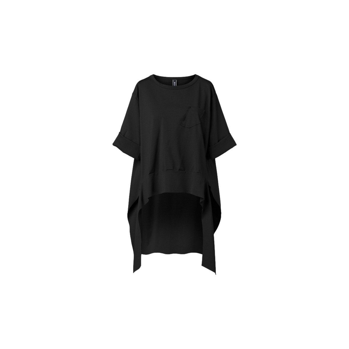 Textiel Dames Tops / Blousjes Wendy Trendy Top 221312 - Black Zwart