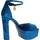Schoenen Dames Sandalen / Open schoenen Kurt Geiger London SHOREDITCH HIGH PLATFOR Blauw