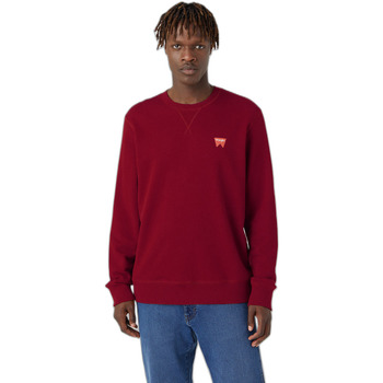 Textiel Heren Sweaters / Sweatshirts Wrangler Sweatshirt ras du cou  Sign Off Rood