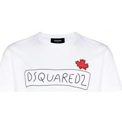 Textiel Heren T-shirts & Polo’s Dsquared T SHIRT  S71GD1130 Wit