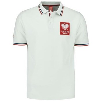 Textiel Heren T-shirts korte mouwen Monotox Team Poland Wit