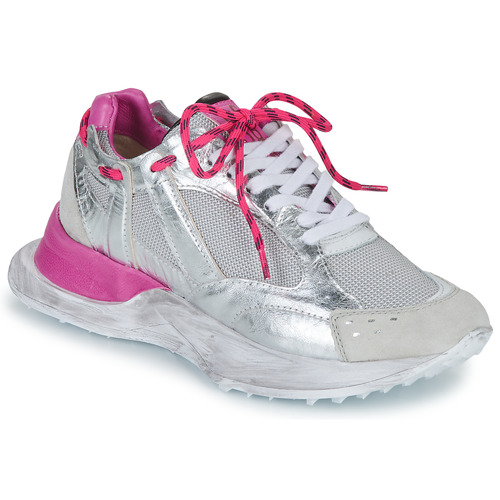 Schoenen Dames Lage sneakers Airstep / A.S.98 LOWCOLOR Zilver / Roze