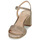 Schoenen Dames Sandalen / Open schoenen Unisa MORATY Goud