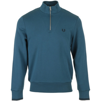 Textiel Heren Sweaters / Sweatshirts Fred Perry Half Zip Sweatshirt Blauw