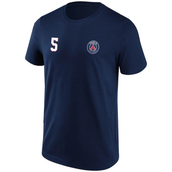 Textiel Heren T-shirts korte mouwen Paris Saint-germain  Blauw