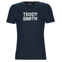 Textiel Heren T-shirts korte mouwen Teddy Smith TICLASS BASIC MC Marine