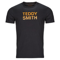 Textiel Heren T-shirts korte mouwen Teddy Smith TICLASS BASIC MC Zwart