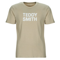 Textiel Heren T-shirts korte mouwen Teddy Smith TICLASS BASIC MC Beige