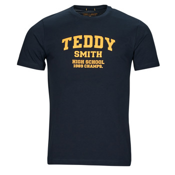 Textiel Heren T-shirts korte mouwen Teddy Smith T-SETH MC Marine