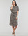 Textiel Dames Lange jurken Vero Moda VMBUMPY SS CALF SHIRT DRESS NOOS Leopard