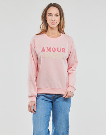 Textiel Dames Sweaters / Sweatshirts Vero Moda VMROMA LS O-NECK SWEAT LCS Roze / Pale
