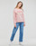 Textiel Dames Sweaters / Sweatshirts Vero Moda VMROMA LS O-NECK SWEAT LCS Roze / Pale
