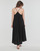 Textiel Dames Lange jurken Vero Moda VMNATALI NIA SINGLET 7/8 DRESS WVN Zwart