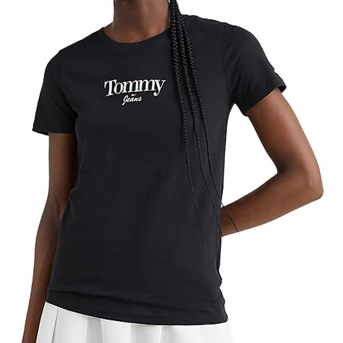 Textiel Dames T-shirts & Polo’s Tommy Hilfiger  Zwart