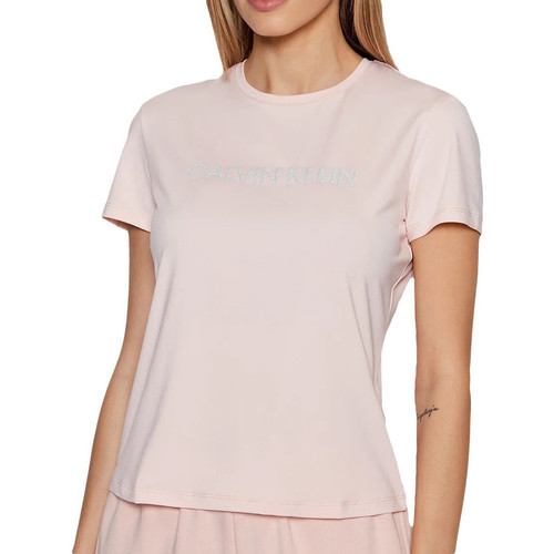 Textiel Dames T-shirts & Polo’s Calvin Klein Jeans  Roze