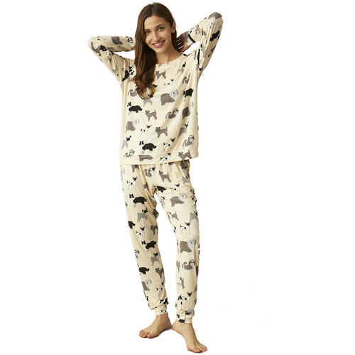 Textiel Dames Pyjama's / nachthemden J&j Brothers JJBCP1200 Multicolour