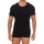 Textiel Heren T-shirts korte mouwen Bikkembergs BKK1UTS05BI-BLACK Zwart