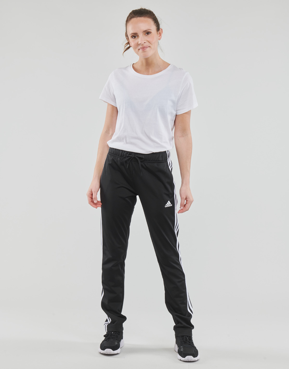 Textiel Dames Trainingsbroeken Adidas Sportswear 3S TP TRIC Zwart