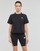 Textiel Dames T-shirts korte mouwen Adidas Sportswear 3S CR TOP Zwart