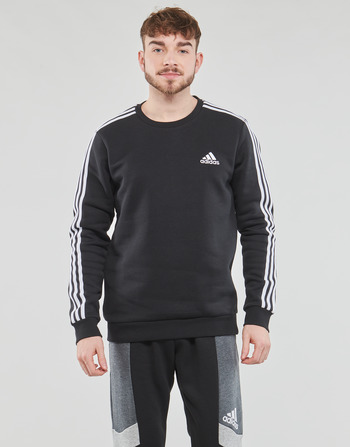Textiel Heren Sweaters / Sweatshirts Adidas Sportswear 3S FL SWT Zwart