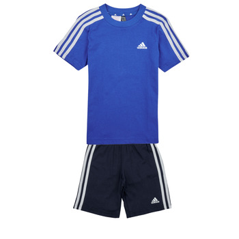Textiel Jongens Setjes Adidas Sportswear LK 3S CO T SET Blauw