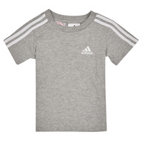Textiel Kinderen T-shirts korte mouwen Adidas Sportswear IB 3S TSHIRT Bruyère / Grijs / Moyen