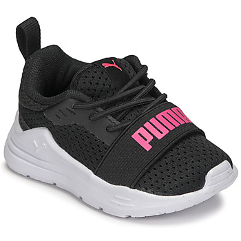 Schoenen Jongens Lage sneakers Puma INF  WIRED RUN Zwart / Roze