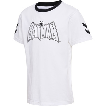 Textiel Kinderen T-shirts korte mouwen hummel T-shirt manches courtes enfant  Batman Wit