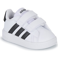 Schoenen Kinderen Lage sneakers Adidas Sportswear GRAND COURT 2.0 CF Wit / Zwart