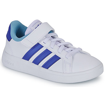 Schoenen Kinderen Lage sneakers Adidas Sportswear GRAND COURT 2.0 CF Wit / Blauw