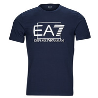 Textiel Heren T-shirts korte mouwen Emporio Armani EA7 3RPT62-PJ03Z Marine