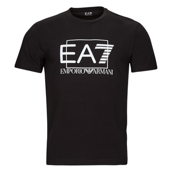 Textiel Heren T-shirts korte mouwen Emporio Armani EA7 3RPT62-PJ03Z Zwart