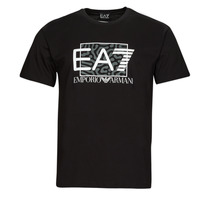Textiel Heren T-shirts korte mouwen Emporio Armani EA7 3RPT01-PJ02Z Zwart