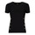 Textiel Dames T-shirts korte mouwen Emporio Armani EA7 3RTT08-TJDZZ Zwart / Goud