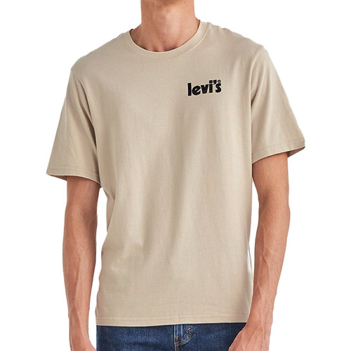 Textiel Heren T-shirts korte mouwen Levi's  Beige