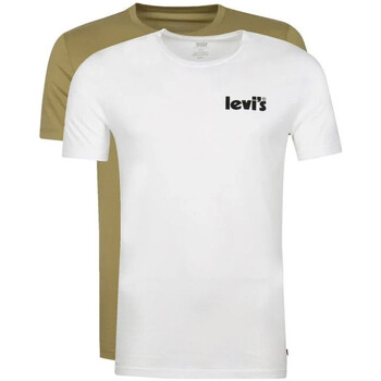 Textiel Heren T-shirts korte mouwen Levi's  Groen