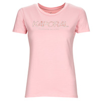 Textiel Dames T-shirts korte mouwen Kaporal JALL ESSENTIEL Roze