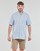 Textiel Heren Overhemden korte mouwen Timberland SS Mill River Linen Shirt Slim Blauw / Ciel