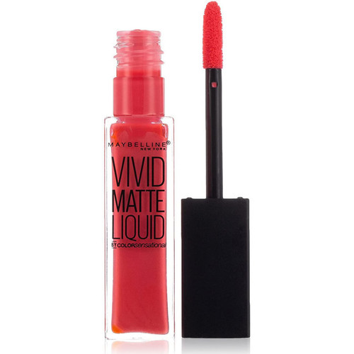 schoonheid Dames Lipstick Maybelline New York Vivid Matte Liquid Lippenstift Orange