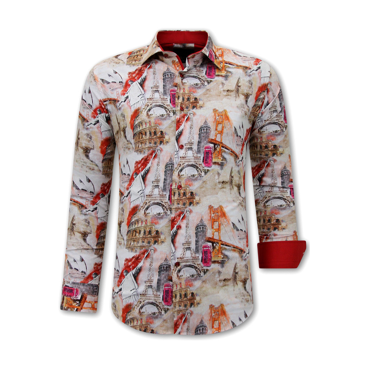 Textiel Heren Overhemden lange mouwen Gentile Bellini Hippe Multicolour