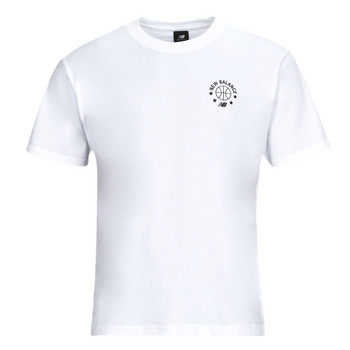Textiel Heren T-shirts korte mouwen New Balance MT33582-WT Wit