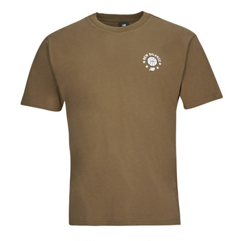 Textiel Heren T-shirts korte mouwen New Balance MT33582-DHE Brown
