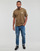 Textiel Heren T-shirts korte mouwen New Balance MT33582-DHE Brown