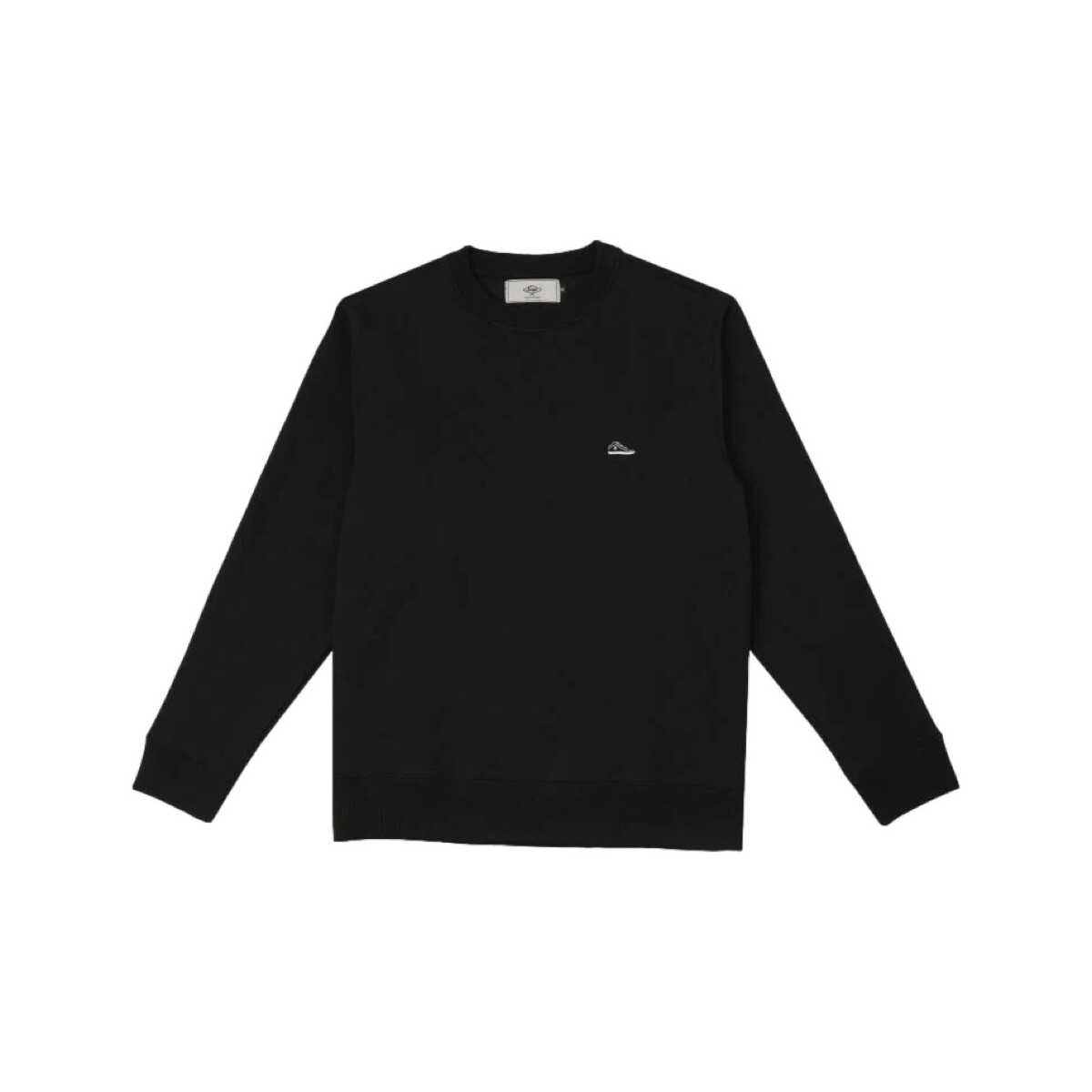 Textiel Heren Sweaters / Sweatshirts Sanjo K100 Patch V3 Sweatshirt - Black Zwart