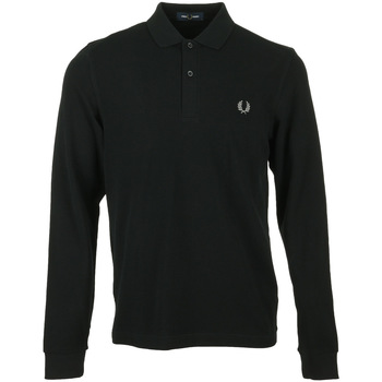Textiel Heren T-shirts & Polo’s Fred Perry LS Plain Shirt Zwart