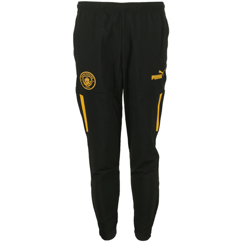 Textiel Heren Broeken / Pantalons Puma MCFC Prematch Woven Pants Zwart