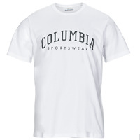 Textiel Heren T-shirts korte mouwen Columbia Rockaway River Graphic SS Tee Wit