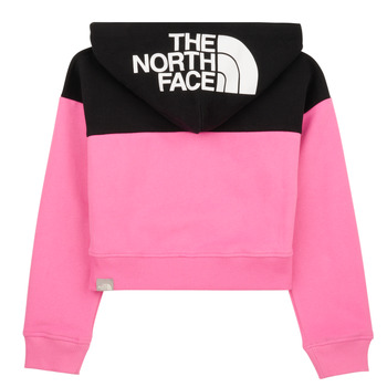 The North Face Girls Drew Peak Crop P/O Hoodie Roze / Zwart