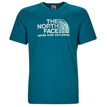 Textiel Heren T-shirts korte mouwen The North Face S/S Rust 2 Tee Blauw / Koraal / Reef / Waters