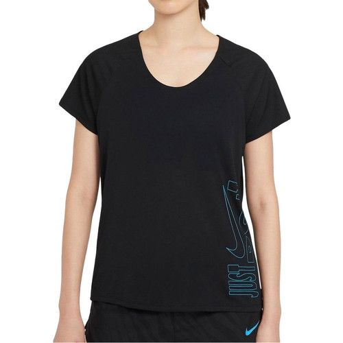 Textiel Dames T-shirts & Polo’s Nike  Zwart